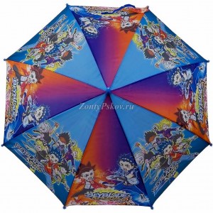 Зонт детский с Бейблэйд, Umbrellas, полуавтомат, арт.160